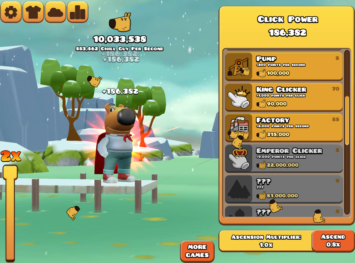 Chill Guy Clicker 3d Screenshot